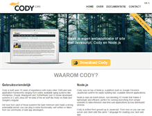 Tablet Screenshot of cody-cms.org